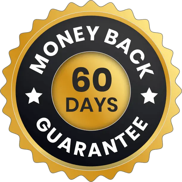 Gelatine Sculpt 60 day money back guarantee badge