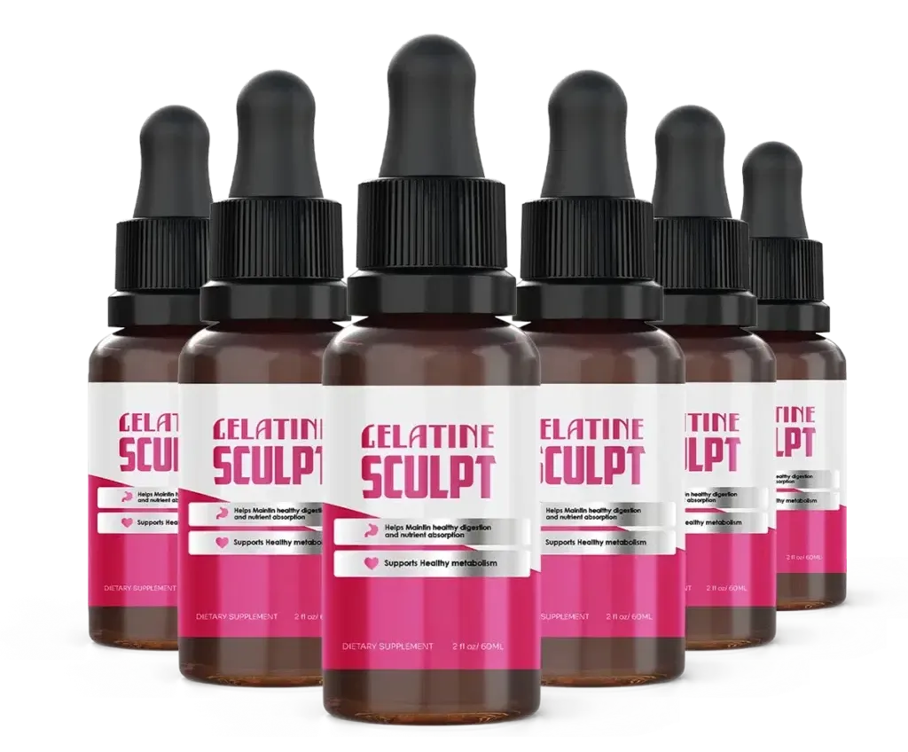 Gelatine Sculpt 6 bottle best value package